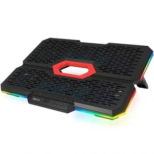 کول پد Hatron HCP130 مجهزبه :پنج فن،تنظیم ارتفاع،Silent،LED