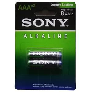 باتری نیم قلمی آلکالاین سونی LR03 Sony LR03