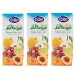 نکتار مخلوط میوه ها میهن -200 میلی لیتر بسته ۳ عددی