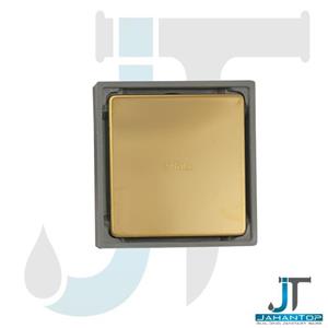 کفشور 11*11 سانت تمام استیل درب مربع میراب