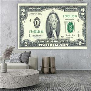 تابلو بوم طرح دلار کد PB397