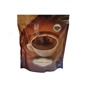 بسته ساشه هات چاکلت کاواتا مدل کارامل 15 عددی Kavata Caramel Gold Hot Chocolate 