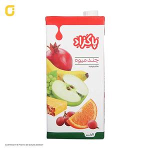 آبمیوه چند میوه پاکزاد حجم 1 لیتری