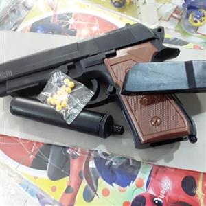 اسباب بازی تفنگ ساچمه ای خشاب دار مدل صدا خفه کن دار