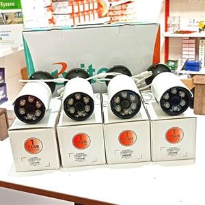 پکیج کامل دوربین مداربسته 4 دوربین 2MP رنگی بدنه فایبر