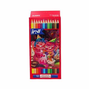 مداد رنگی 12 رنگ بدون چوب البرز