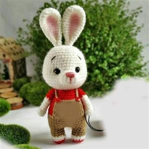 عروسک بافتنی خرگوش مزرعه