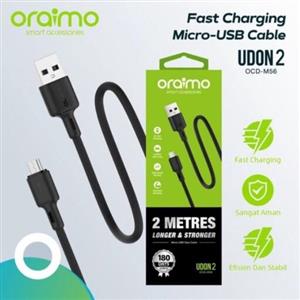 کابل شارژ تبدیل دو متری micro میکرو به usb برند اورایمو محکم