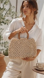 کیف دستبافت رافیا