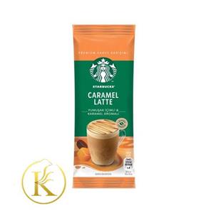 قهوه فوری استارباکس starbucks مدل کارامل لاته caramel latte پک 10 ساشه ای