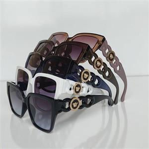 عینک مشکی زنانه ورساچه دسته خاص یووی 400 در 4رنگ زیبا