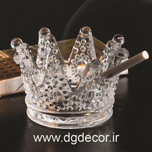 جاشمعی شیشه ای  طرح ستاره تاج