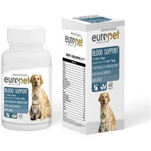 قرص پیشگیری از کم خونی سگ و گربه یوروپت Europet Blood Support
