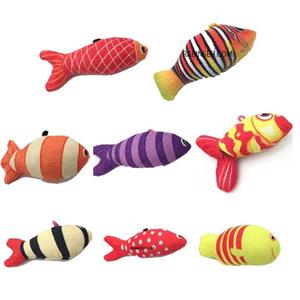 اسباب بازی گربه ماهی کت نیپ دار پرس پت – کوچک