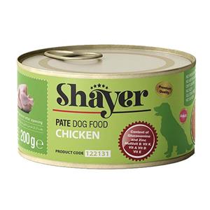 کنسرو سگ شایر با طعم مرغ 200 گرم