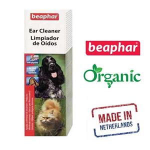 قطره گوش پاک کن سگ و گربه بیفار مدل ear cleaner وزن 50 گرم
