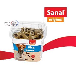 تشویقی نرم کاسه ای سگ سانال با طعم گوشت گوساله 100 گرم