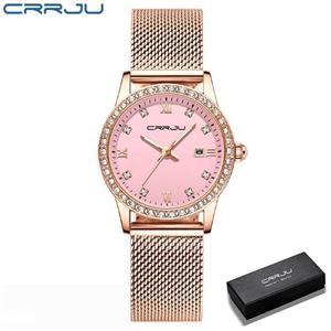 ساعت مچی عقربه ای زنانه CRRJU کد RS-827