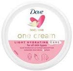 کرم مرطوب کننده صورت ، دست و بدن Dove Light حجم 250 میلی لیتر