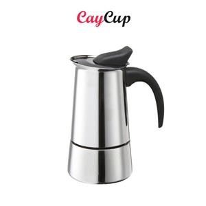 قهوه جوش و اسپرسو ساز استیل مدل 6 Cup