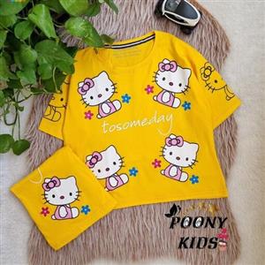 کراپ دخترانه زرد کیتی