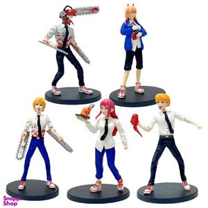 فیگور مدل مرد اره ای Chainsaw Man مجموعه 5 عددی