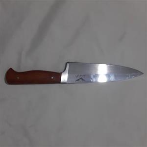 چاقوی آشپز خانه استیل فولادی (مروتی )ساخت زنجان صنایع دستی سایز 2
