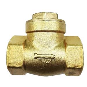 شیر یک طرفه دریچه ای برنجی یک دوم اینچ  (سایز 20 میلیمتر) 