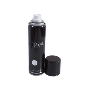 اسپری خوشبوکننده بدن رویال بلک  ROYAL BLACK 150 میل