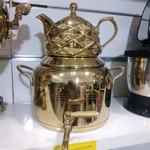 کتری و قوری طلایی راشا 6لیتری