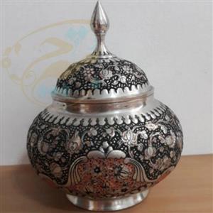 قندان مسی قلمزنی 