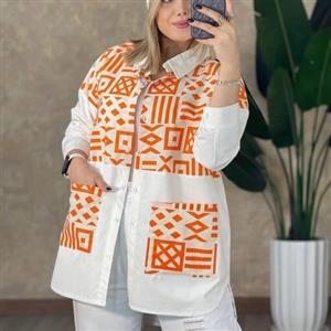 شومیز جین بغل دکمه ،طرح جین جنس نیل ، شومیز طرح جین ، شومیز جین نیل