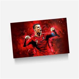 برچسب و استیکر استیکر(برچسب) کارت عابر بانک-طرح Cristiano Ronaldo-کد514-سفارشی 