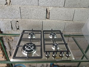 اجاق گاز 4 شعله استیل کوهان دار