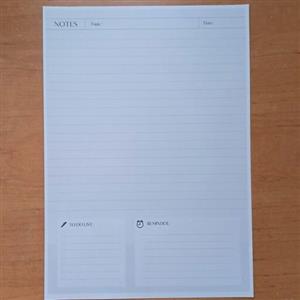 کاغذ A4 خط دار طرح note و یادداشت KarmaOne بسته 20 عددی