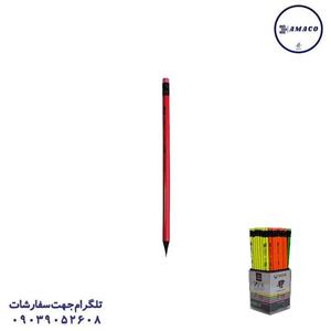 مداد فسفری چوب مشکی پاکن دار 20022(15) وک