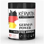 پودر دکلره مو کروا پیور مدل GERMAN POWER VIP رنگ WHITE وزن 400 گرم /KERVATIN