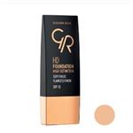 کرم پودر گلدن رز مدل  HD Foundation شماره 112 / GOLDEN ROSE