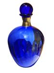 بطری شیشه ای دستساز آبین گلس مدل شب لیان
