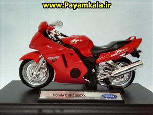 ماکت فلزی موتورسیکلت هوندا HONDA CBR1100XX BY WELLY 1 18 