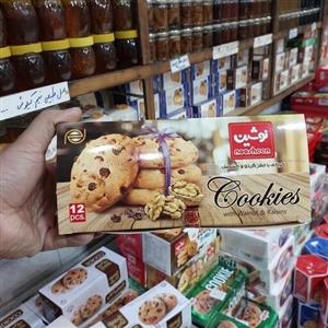 کوکی اکسترا گردو و کشمش نوشین 12 عددی