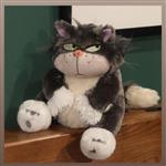 عروسک گربه لوسیفر  گربه بدجنس  کارتون سیندرلا وارداتی اورجینال با کیفیت بالا