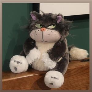 عروسک گربه لوسیفر  گربه بدجنس  کارتون سیندرلا وارداتی اورجینال با کیفیت بالا