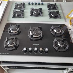 اجاق گاز شیشه ای پلوپز بزرگ وسط کد 160 طول 89 عرض 52 شرکتPODENIS