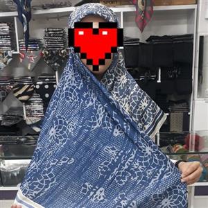 روسری نخی دور دست دوز مجلسی