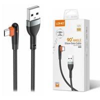 کابل شارژ و دیتا میکرو ۱ متری یک سر L کنفی Ldnio LS561 2.4A
