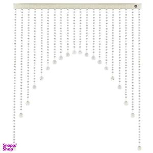 پرده ریشه ای آریا کریستال مدل هلال سایز 150x150 سانتی متر