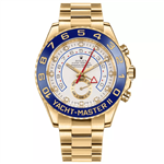 ساعت مچی مردانه رولکس یاخ مستر 2 طلایی آبی Rolex Yacht Master 2 Golden Blue