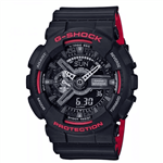 ساعت مچی مردانه کاسیو جی شاک مشکی قرمز Casio G-Shock GA-110HR Black Red