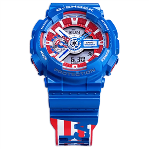 ساعت مچی مردانه کاسیو جی شاک مدل کاپیتان آمریکا Casio G-Shock GA-110 Captain America 